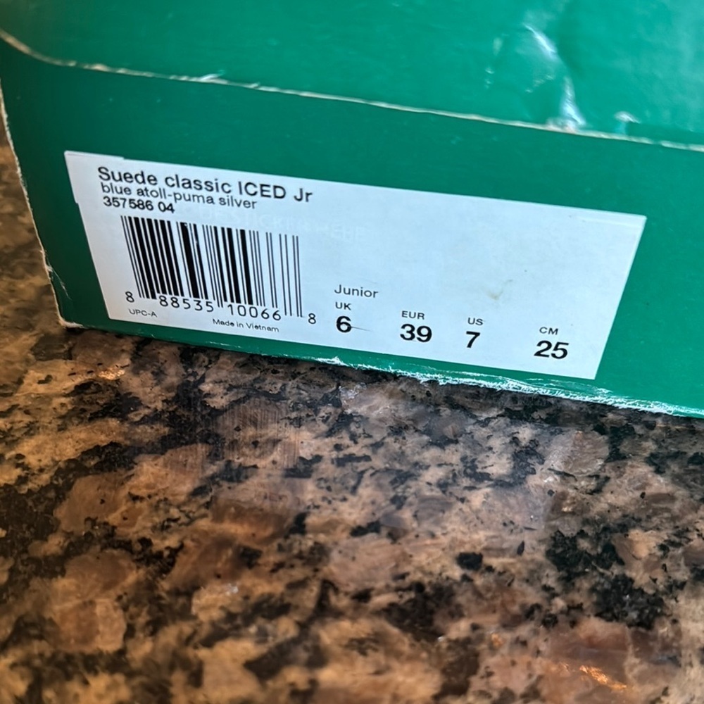 Puma Aqua suede classic iced jr Sneakers 7 men’s 8.5 Women’s - Picture 14 of 15